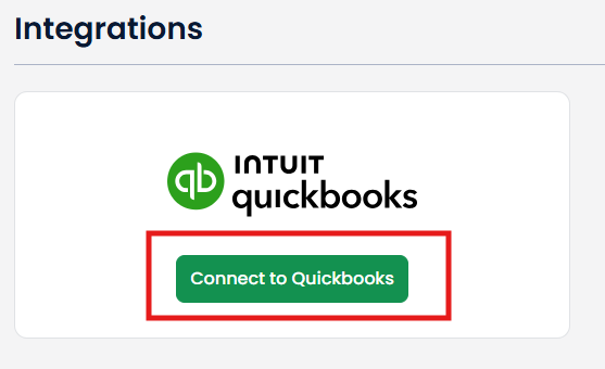 Quickbooks (QBO) Integration
