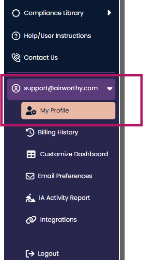 Updating My Profile & Preferences